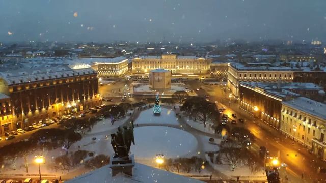 Saint Isaac's Cathedral in Saint Petersburg 20181228 16:33 смотреть онлайн