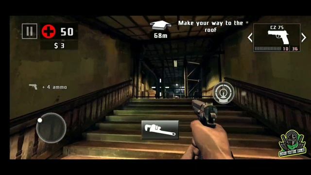 #ZOMBIE #funnyscenes Dead Trigger 2 gameplay in Hindi || Android version || Indian YouTube Gamer смотреть онлайн