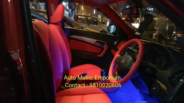 Brezza Seat Cover & Interior Modification in Red Colour Nappa Leather , Looks Beautiful смотреть онлайн
