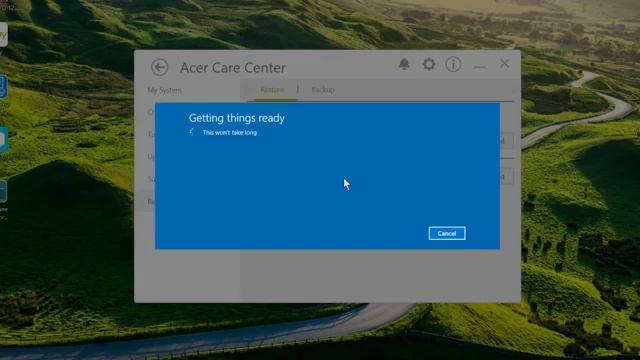 Windows 10 Reset Your PC to Factory Settings Acer Care Center смотреть онлайн