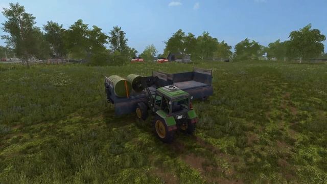 [РП] ПОМОГ БАБУШКЕ ПРИВЕЗТИ ТЮКИ ДЛЯ КОРОВ! Farming Simulator 17 смотреть онлайн
