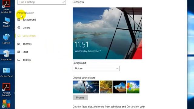 Two Easy Ways to change lock screen background wallpaper for windows 10 смотреть онлайн