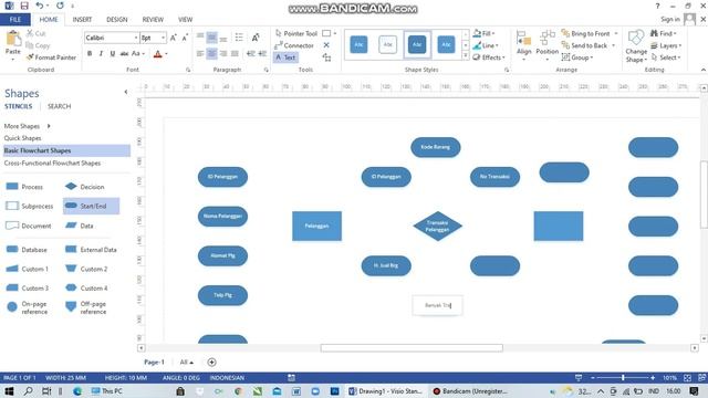 MEMBUAT BASIC FLOWCHART PADA MICROSOFT VISIO 2016 смотреть онлайн