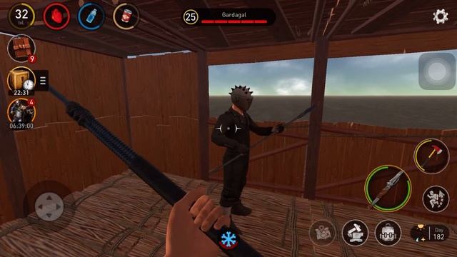 Experience repairing an airplane in Raft Survival game смотреть онлайн
