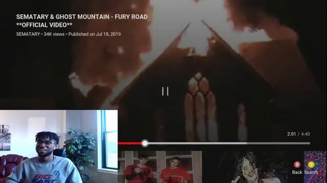 Uh Oh.... SEMATARY & GHOST MOUNTAIN - FURY ROAD **OFFICIAL VIDEO** l REACTION смотреть онлайн