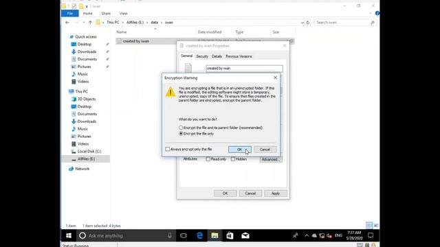 Encrypt File Untuk Mengamankan Data (EFS) смотреть онлайн