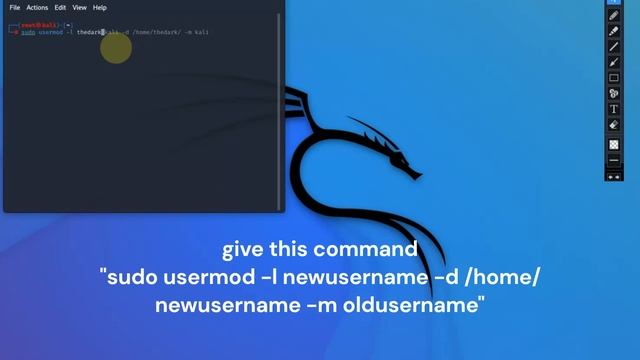 How change username in kali linux смотреть онлайн