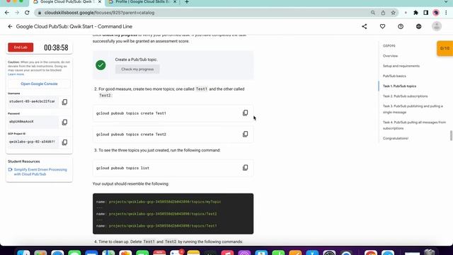 Google Cloud Pub/Sub: Qwik Start - Command Line || #qwiklabs || #GSP095 смотреть онлайн