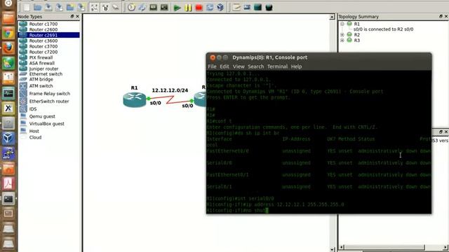 Belajar GNS3 - Konfigurasi IP pada Interface смотреть онлайн