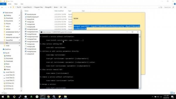 How to use NSSM service helper in Windows