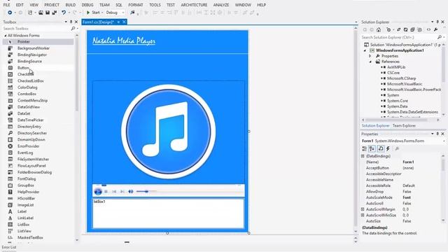 How to Create Media Player Unique Design in Csharp Visual Studio 2012 смотреть онлайн