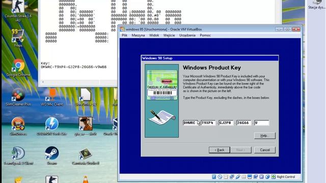 Instalacja windows 98 na Virtual box/ wirtualnej maszynie смотреть онлайн