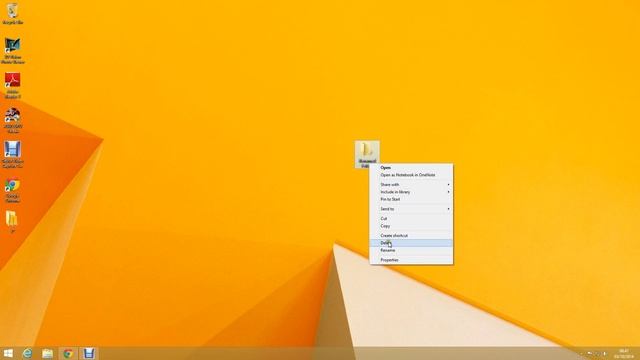 Windows 8.1 - How To Delete A File Or Folder смотреть онлайн