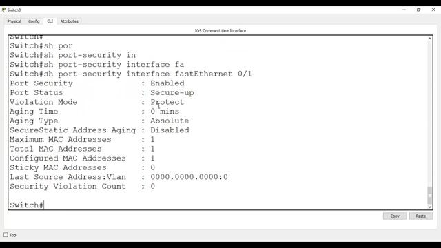 LAB 5 (Port security PART-2 in URDU) смотреть онлайн