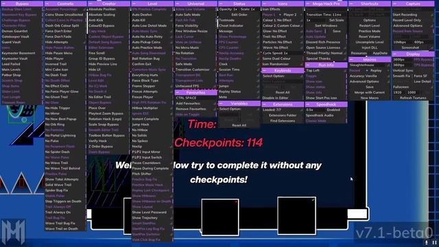 [out of date for 2.2] How to record any Geometry Dash level in 4k with MHV7 and Replay Bot смотреть онлайн