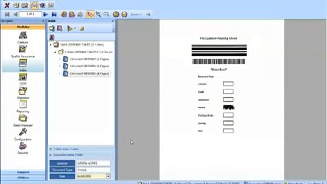 Capture Accounting Scanning, Capture and Routing using OMR to SharePoint, QDoxs смотреть онлайн