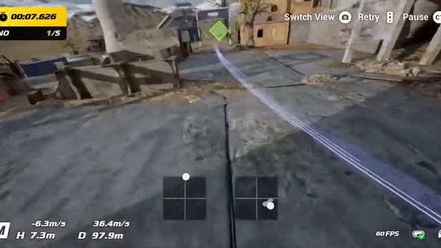DJI Virtual Flight - Time Trials - Factory - Track 1 (5-Star Run) смотреть онлайн