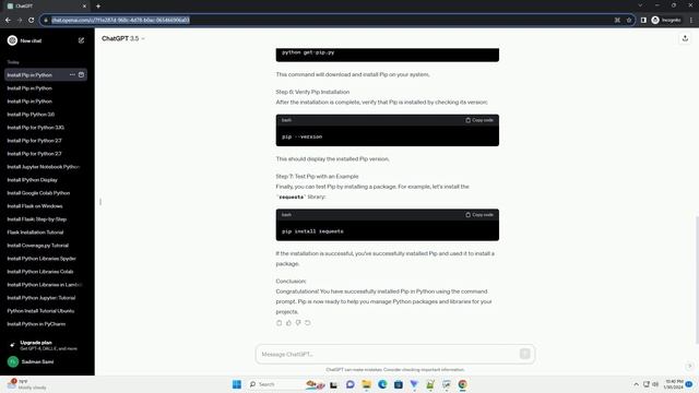 how to install pip in python command prompt смотреть онлайн