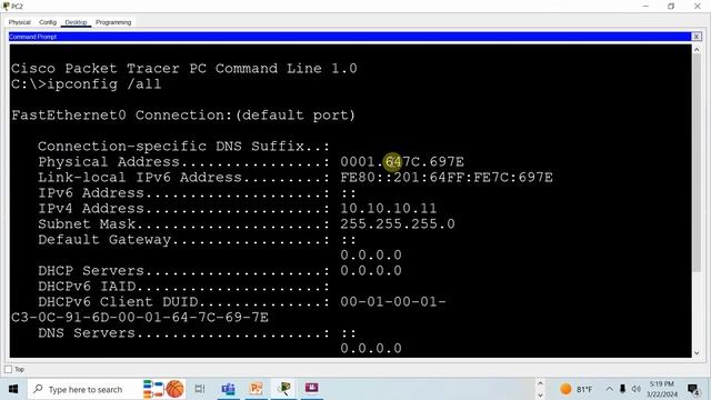 11.1.10-Packet Tracer - Implement Port Security смотреть онлайн