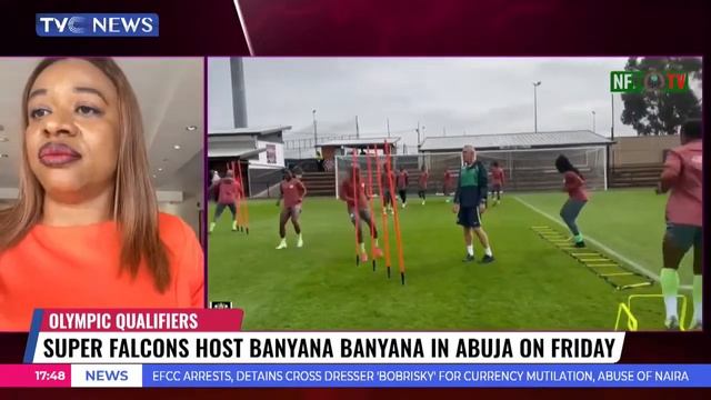 Super Falcons Host Banyana Banyana In Abuja On Friday смотреть онлайн