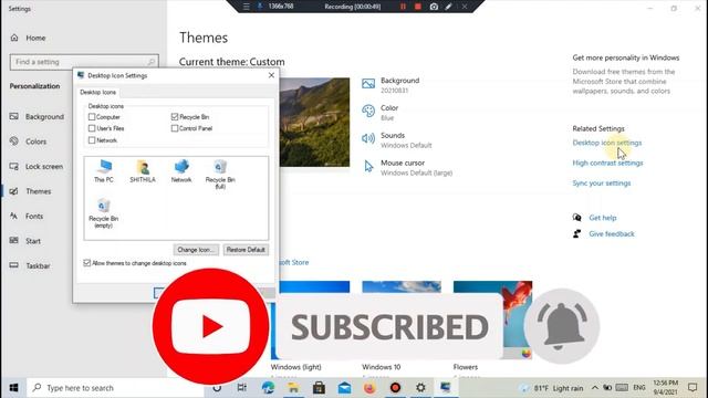 Your computer Desktop Icons missing ? Add windows 10 desktop icon shortcuts / Sri lankan Techno смотреть онлайн