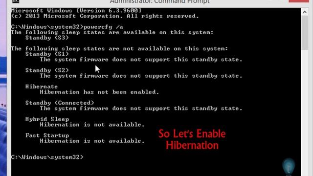 Enable Hibernate in Windows 7/8 смотреть онлайн