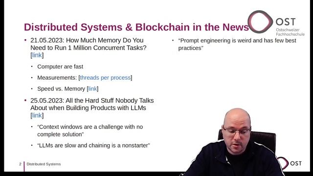 Distributed Systems & Blockchain - In the News смотреть онлайн