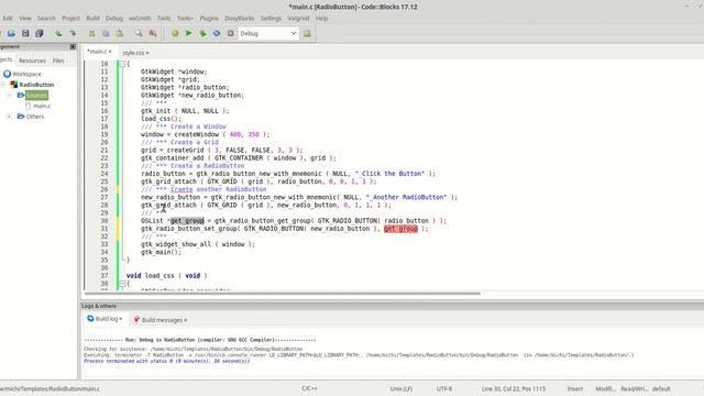 GTK - GtkRadioButton Part-03 смотреть онлайн