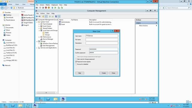Appendix A: Creating Local Service Accounts and Groups for Windows Server 2012 смотреть онлайн