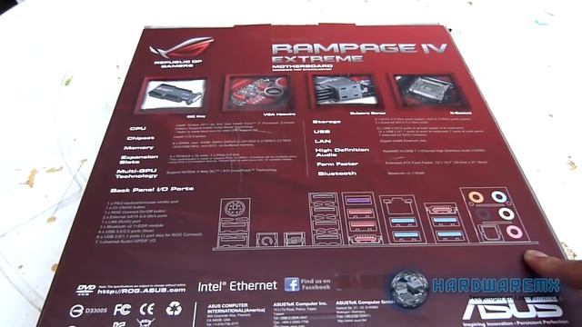 HWMX - ASUS Rampage IV Extreme Unboxing смотреть онлайн