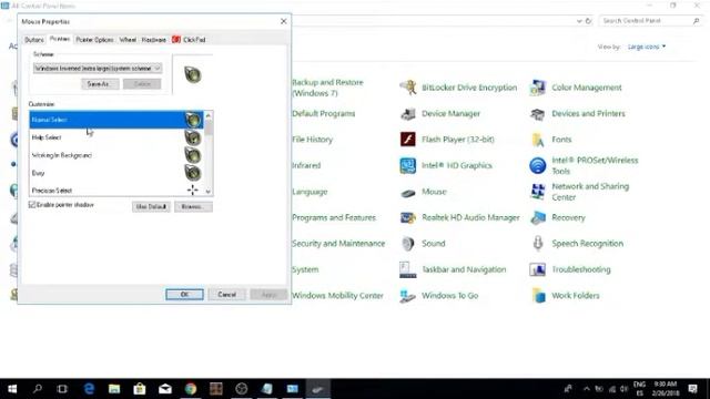Como cambiar el diseño de tu cursor en windows 10/8/7 TUTORIAL смотреть онлайн