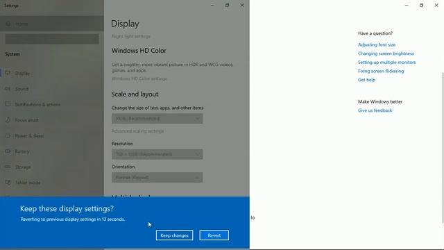 how to Adjust the Screen Resolution, Orientation, Brighness, Color Depth, Scale and layout window 1 смотреть онлайн