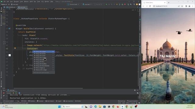 Blur Background in flutter using BackdropFilter widget смотреть онлайн