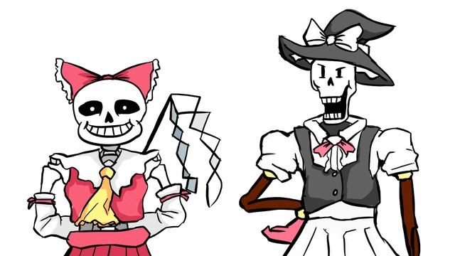 Megalovania but the other beat is Bad Apple смотреть онлайн