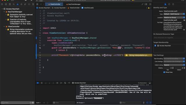 Keychain access IOS смотреть онлайн