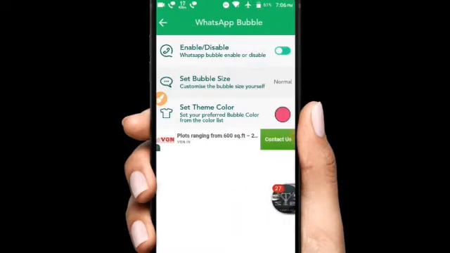 How to set WhatsApp Bubble, #Facebook, #WhatsApp смотреть онлайн