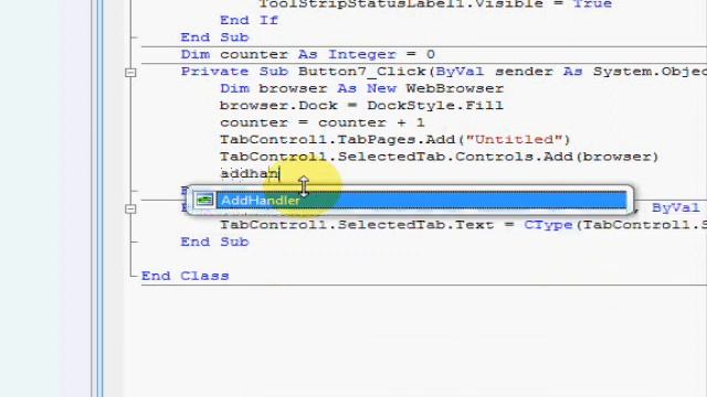 VB | Tabbed Web Browser Part 2 смотреть онлайн