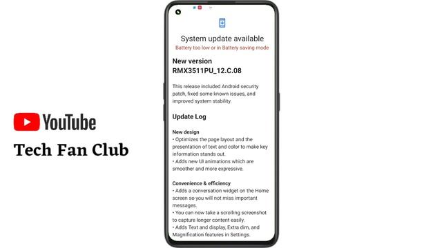 Realme C35 New update Android 12, Realme C35 New update A.55, Realme C35 Realme Ui 3.0 New Features смотреть онлайн