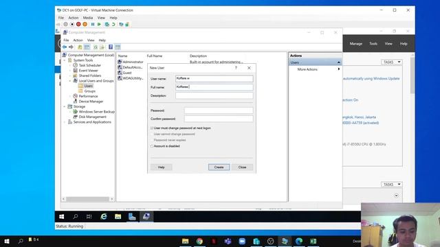ASM 1 : WINDOWS SERVER INSTALLATION AND SHARED FOLDERS IN WORKGROUP смотреть онлайн