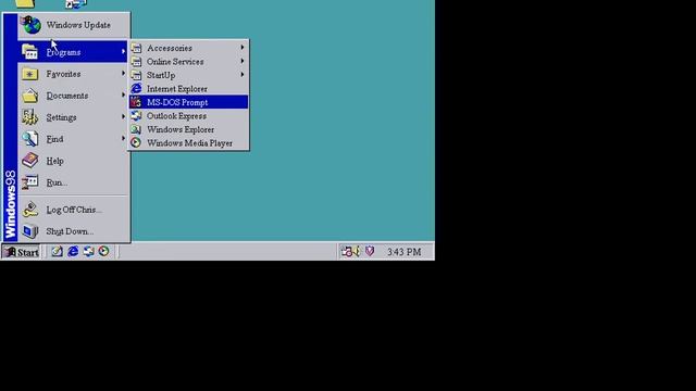 Windows 98 SE on Virtual PC 2007 смотреть онлайн