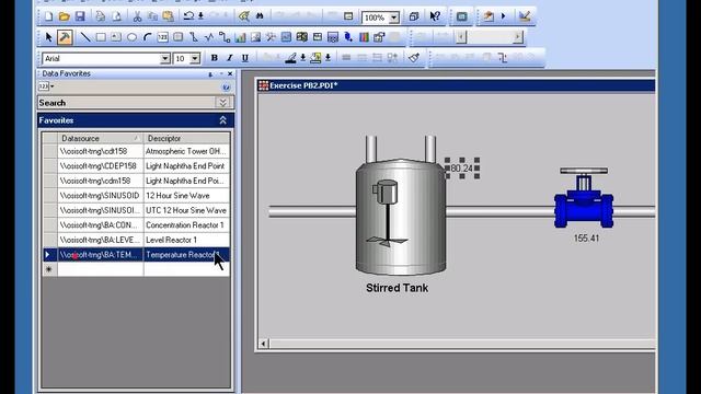 OSIsoft: Use the Data Favorites docking window to drag and drop items to create elements v3.2 смотреть онлайн