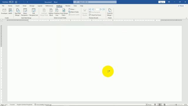Complete Microsoft Word Tutorial - Mailings Menu/Tab In Word Hindi смотреть онлайн