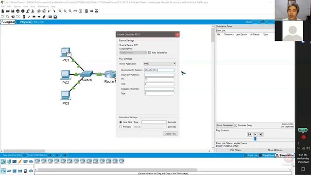 Penjelasan Packet Tracer 7 1 3 8 : unicast, broadcast, multicast смотреть онлайн