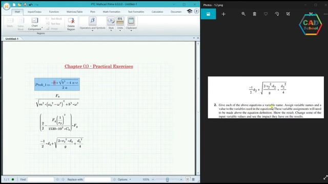 Mathcad Prime Tutorial - 1.7. Chapter (1) Practical Exercise смотреть онлайн