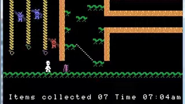 Jet Set Willy - MSX Microsoft - emulador ASCII yayaMSX1 - testeado Windows 7 x64 смотреть онлайн