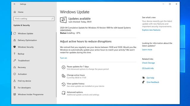 How to install Cumulative Update KB4550945 build 18363.815 for Windows 10 Version 1909 смотреть онлайн
