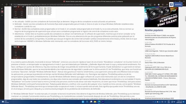 Microsoft Defender estaría afectando rendimiento en procesadores Intel con Windows 10 y Windows 11 смотреть онлайн