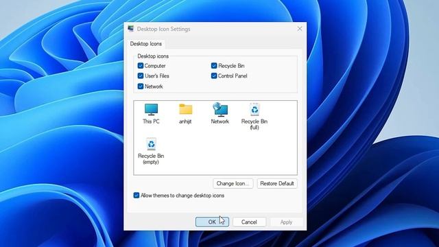 How to Add or Remove Desktop Icons / Shortcuts in Windows 11 - Hindi смотреть онлайн