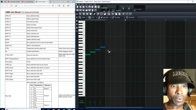Keyboard Shortcuts In The Piano Roll LMMS 1.2.0 (RC-7) смотреть онлайн