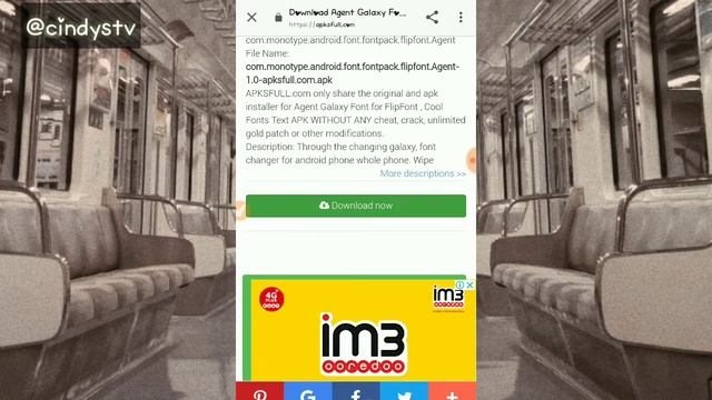 CARA MENDAPATKAN AGENT 1.0 APLIKASI UNTUK MENGUBAH BENTUK FONT ANDROID | CINDTSTEVANT | смотреть онлайн